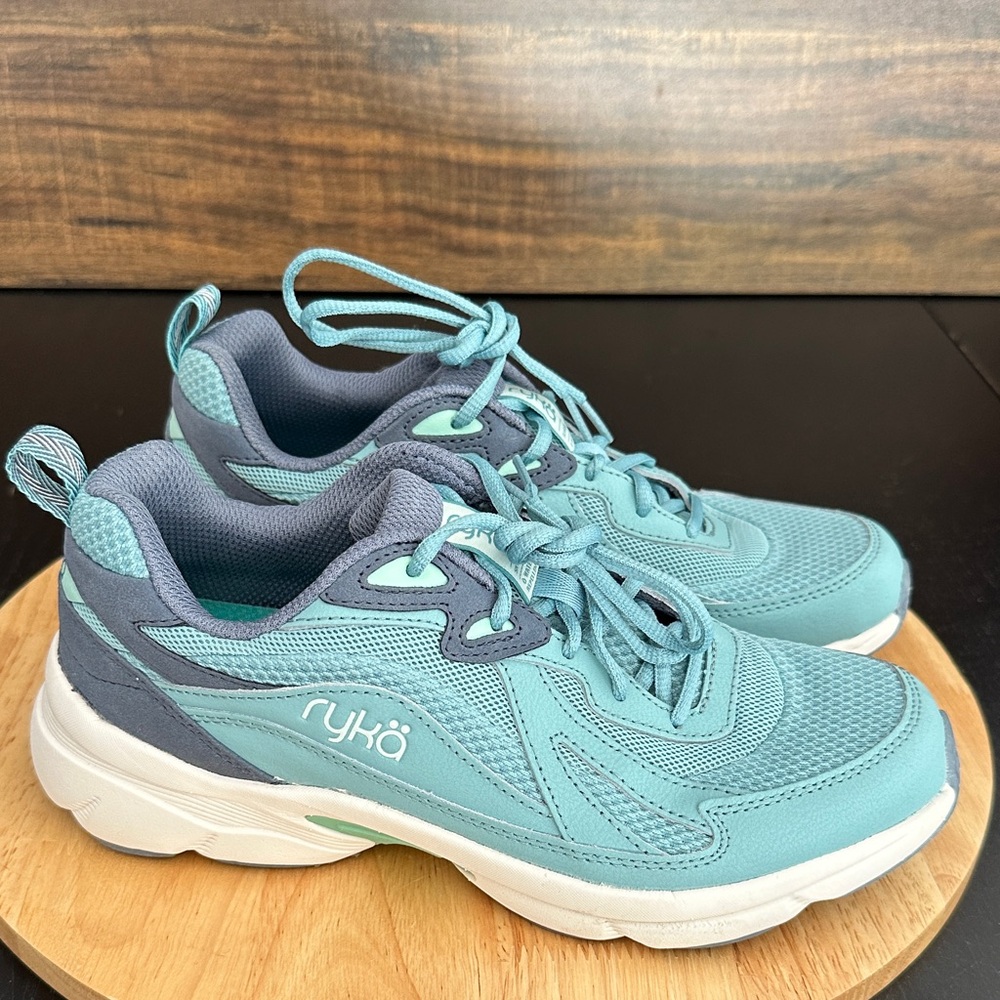 Ryka Water-Repellent Lace-Up Walking Sneaker - Skyrise - Picture 1 of 6